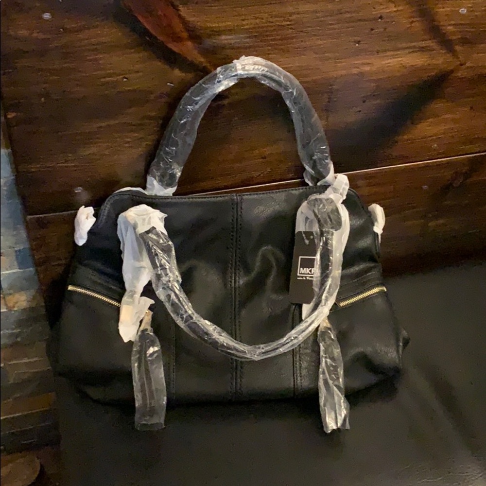 Brand new Mia k farrow large leather purse